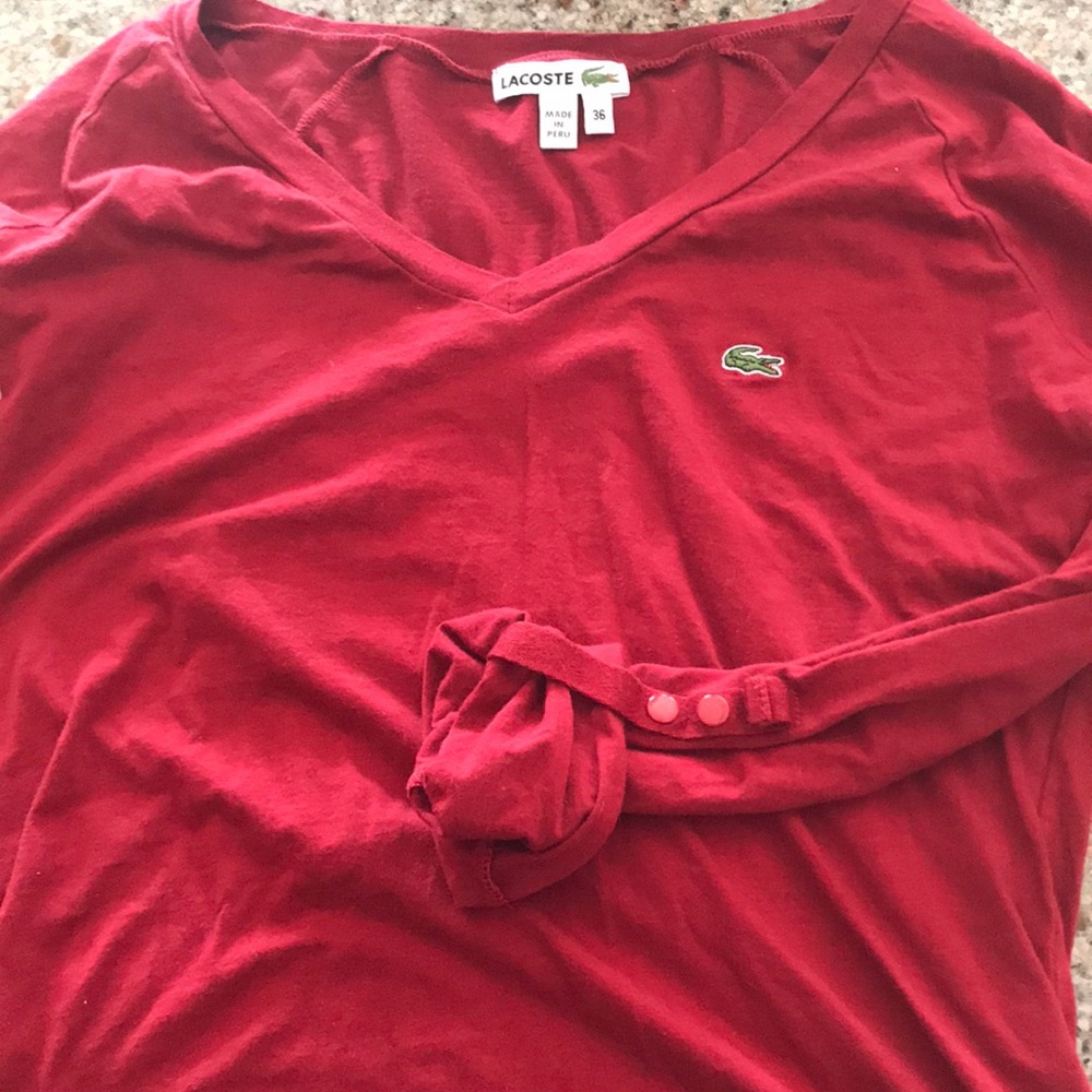 Lacoste long sleeve shirt